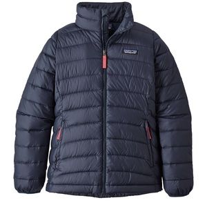 Patagonia kids down sweater jacket blue size L